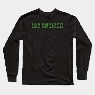 Los Angeles - Green Long Sleeve T-Shirt